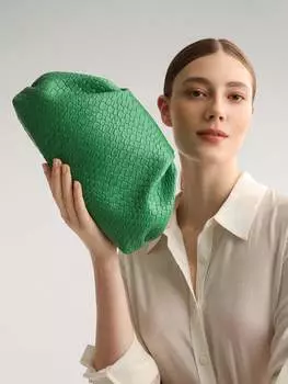 Клатч женский Motf премиум, зеленый