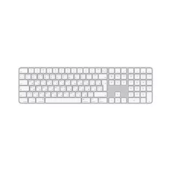 Клавиатура беспроводная Apple Magic Keyboard c Touch ID и цифровой панелью, US English, белые клавиши