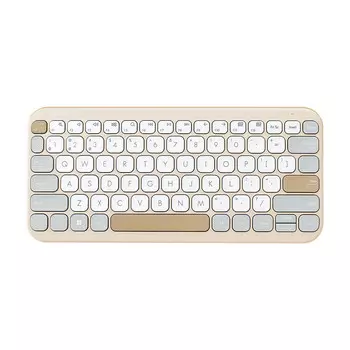 Клавиатура беспроводная Asus Marshmallow KW100, овсяное молоко, английская раскладка