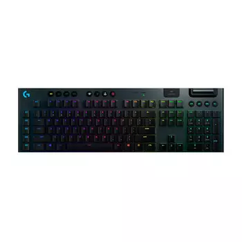 Клавиатура игровая беспроводная механическая Logitech G913, Clicky Blue Swich, английская раскладка, чёрный