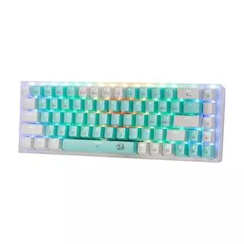 Клавиатура игровая беспроводная Redragon Castor K631 Pro, Custom, мятный/белый, английская раскладка