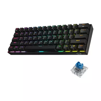 Клавиатура игровая беспроводная Redragon Draconic K530 Pro, Blue, черный, английская раскладка