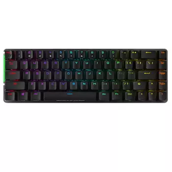 Клавиатура игровая беспроводная ROG Falchion NX, NX Blue, PBT, английская раскладка, черный