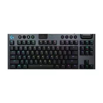 Клавиатура игровая Logitech G913 TKL, Clicky Blue Swich, английская раскладка, черный