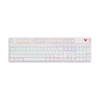 Клавиатура игровая механическая беспроводная Rapoo V500PRO 2024, Red Switch, белый, английская раскладка