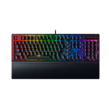 Клавиатура игровая Razer BlackWidow V3, Green Switch, чёрный, английская раскладка
