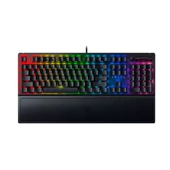 Клавиатура игровая Razer BlackWidow V3, Yellow Switch, чёрный, английская раскладка