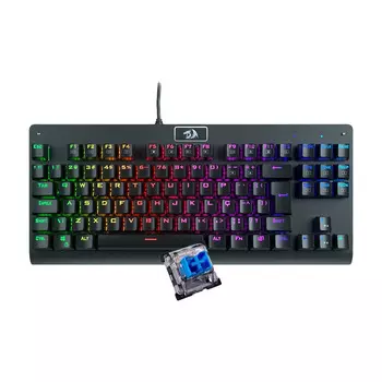 Клавиатура игровая Redragon Dark Avenger K568, Blue, черный, английская раскладка