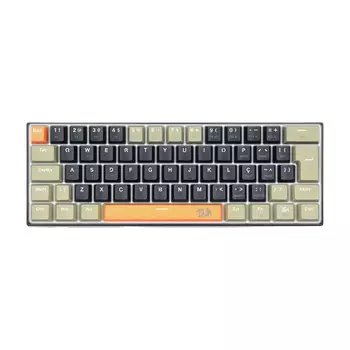 Клавиатура игровая Redragon Lakshmi K606, Blue, черный/серый/оранжевый, английская раскладка