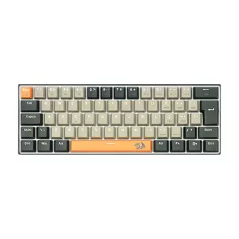 Клавиатура игровая Redragon Lakshmi K606, Blue, серый/черный/оранжевый, английская раскладка