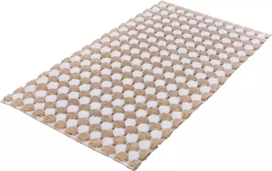 Kleine Wolke Коврик для ванной "Merida 1" прямоугольный (70х120 см), серо-коричневый