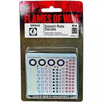 Клей Desert Rats Decals Battlefront Miniatures