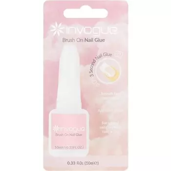 Клей для ногтей кистью 10 мл, Invogue