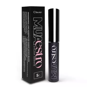 Клей для ресниц Clavier для визажистов Muaestro черный - 5 г