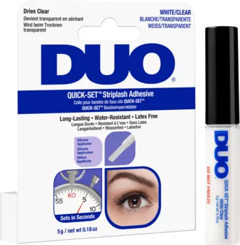 Клей для ресниц Quick Set Adhesive - Прозрачный 5 г DUO