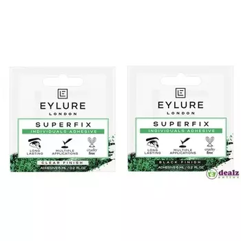 Клей для ресниц Superfix, прозрачный черный, 6 мл, Eylure