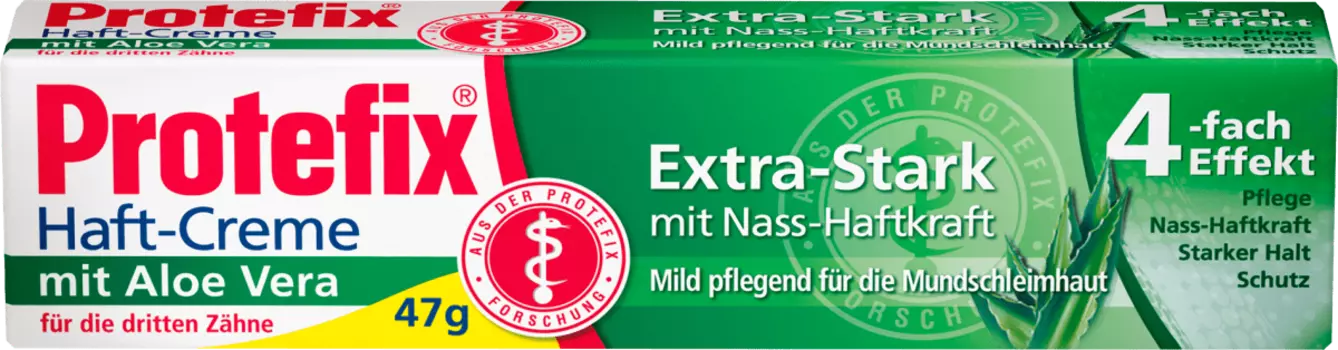 Клей-крем с алоэ вера экстрасильный 47г. Protefix