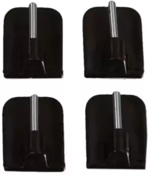 Клейкая подложка Liedeco, (набор, 4 шт.), для витрин для баров-бистро 1,7х2,4 см, коричневый