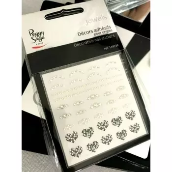 Клейкие наклейки Peggy Sage Brett Decore, стразы для ногтей, 149239