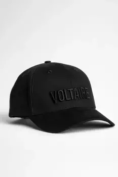 Klelia Voltaire черная хлопковая кепка Zadig & Voltaire, черный
