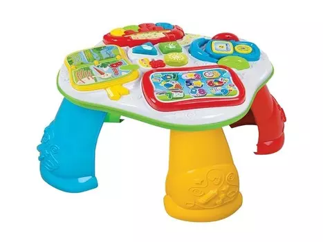 Клементони, интерактивная игрушка. Развивающий стол. Clementoni