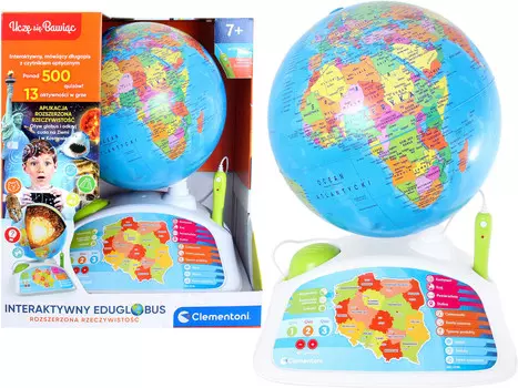 Клементони, интерактивный Эдуглобус, премиум Clementoni