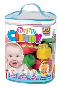 Клементони, мягкие кубики для детей. Clementoni