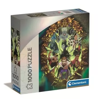 Клементони, Пазл, 100 злодеев DISNEY, 1000 шт. Clementoni