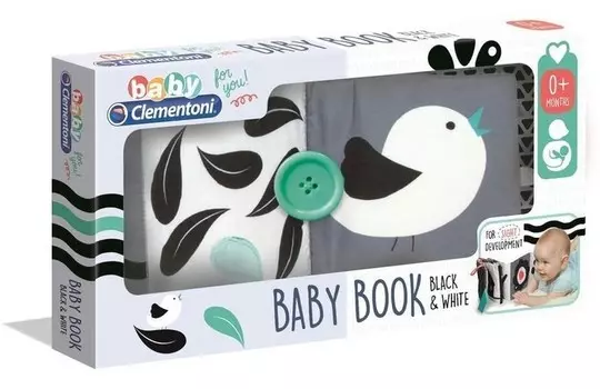 Клементони, развивающая книга для малышей Clementoni