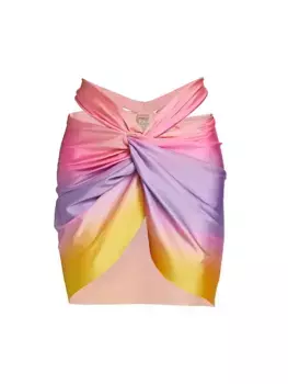 Кленовое витое мини-парео Baobab, цвет gorgonia