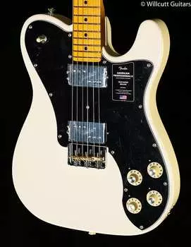 Кленовый гриф Fender American Professional II Telecaster Deluxe, олимпийский белый (543)