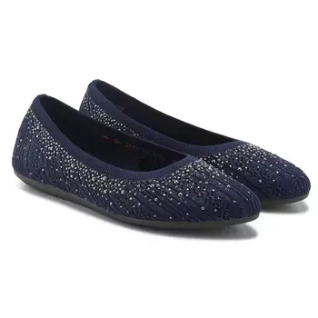 Клео 2.0 блестящий ошеломляющий плоский Skechers, синий