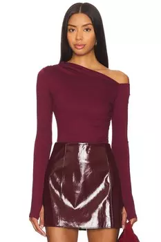 Клео топ Nia, цвет oxblood