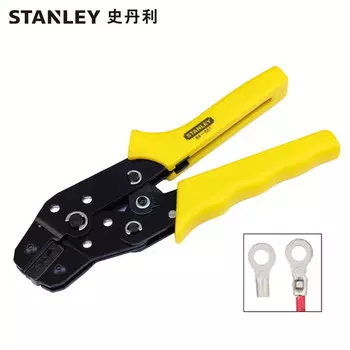 Клещи для обжима изолированных клемм Stanley, серия B, обжимные клещи 0,25–2,5 мм2, клещи для обжима клемм 84-851-22