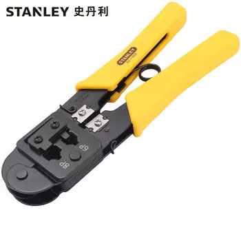 Клещи для обжима телекоммуникационных разъемов STANLEY 6P/8P 200 мм 84-865-22
