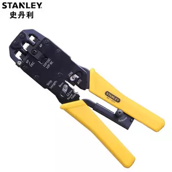 Клещи для обжима телекоммуникационных разъемов STANLEY 4P/6P/8P 200 мм 84-473-22