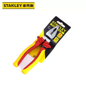 Клещи Stanley с изолированной ручкой, высокоуглеродистая сталь, изолированная стальная проволока длиной 6,5 дюйма 84-000-23