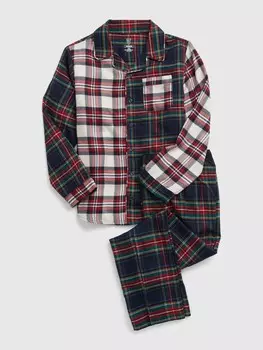 Клетчатая детская пижама Gap, мультиколор