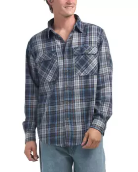 Клетчатая фланелевая рубашка Smiths Workwear, синий