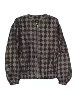 Клетчатая куртка Needles, синий