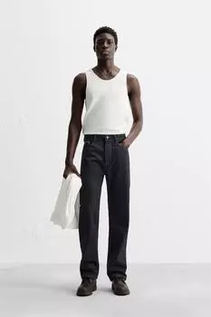 Клетчатая майка ZARA, экрю