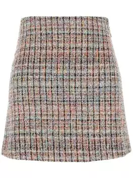 Клетчатая мини-юбка Missoni, черный