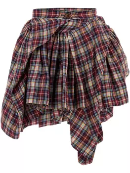 Клетчатая мини-юбка Vivienne Westwood, красный