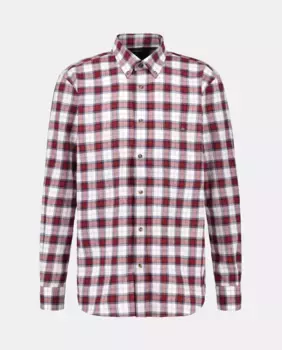 Клетчатая мужская рубашка Dustin, бордовый