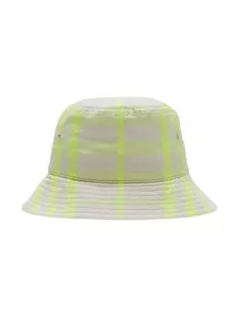 Клетчатая панама Burberry Kids, бежевый