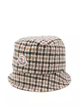 Клетчатая панама MONCLER, зеленый