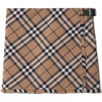 Клетчатая плиссированная мини-юбка «Линден» Burberry, Birch