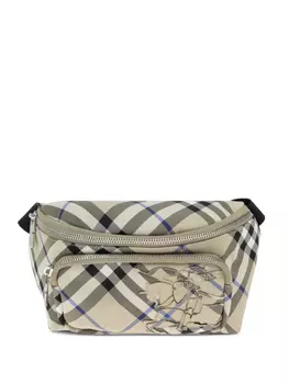Клетчатая поясная сумка Burberry, нейтральный