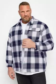 клетчатая рубашка BadRhino, синий