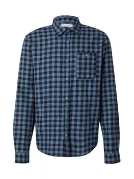 Клетчатая рубашка BLEND Regular fit Button Up Shirt, светло-синий